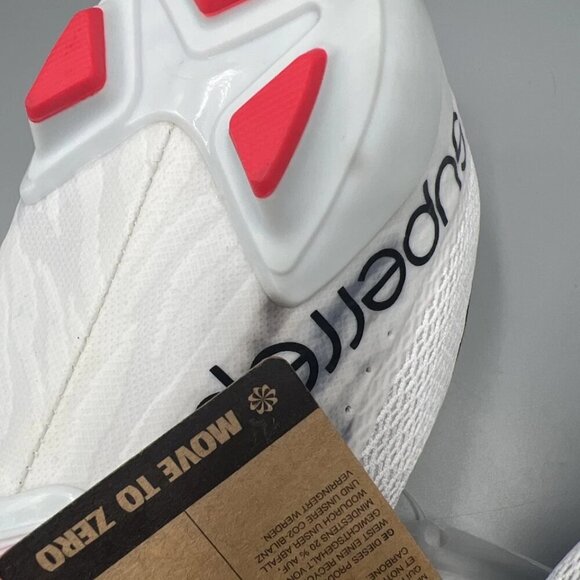 NWT - Nike Men's 8.5 SuperRep Cycle 2 Shoes White Red Swoop - Picture 8 of 12